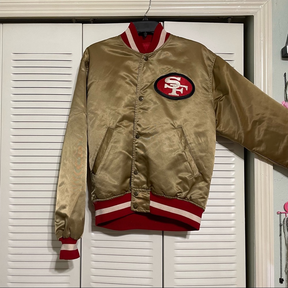 49ers Starter ProLine Authentic Button Up Jacket